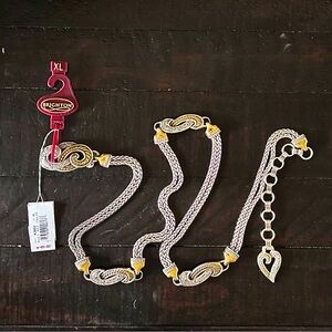 NWT Brighton Bali Hai Chain Belt XL